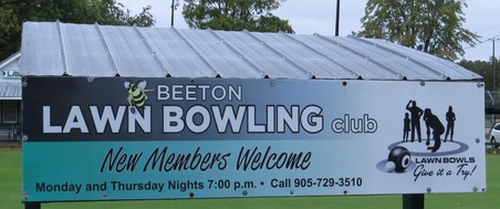 Beeton Bowling Sign Picture